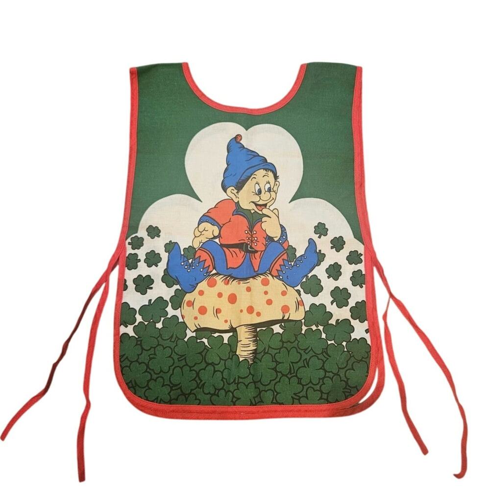 ulster weavers smock bib apron kids toddler dopey vintage clover cottagekids